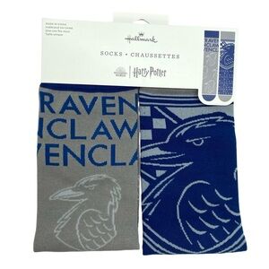 Wizarding World of Harry Potter x Hallmark Ravenclaw Crew Socks New